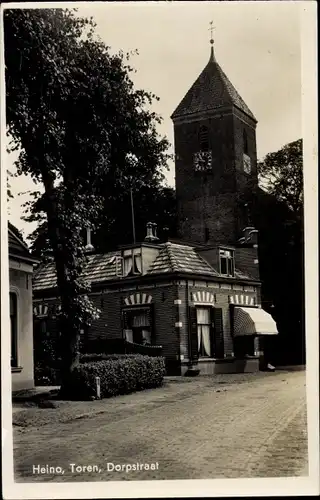 Ak Heino Overijssel, Toren, Dorpstraat