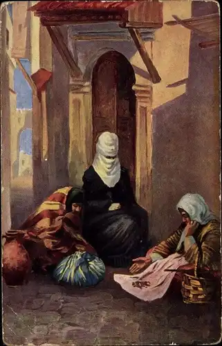 Künstler Ak Thessaloniki Griechenland, Costumes d'Orient