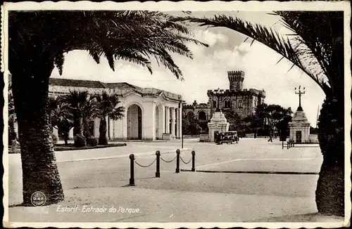 Ak Estoril Cascaes Cascais Portugal, Entrada do Parque