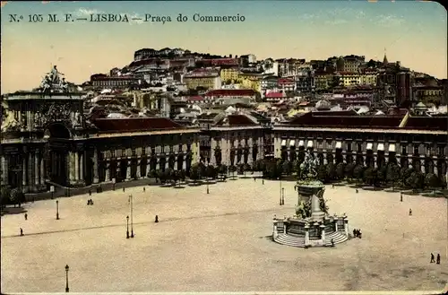 Ak Lisboa Lissabon Portugal, Praca do Commercio