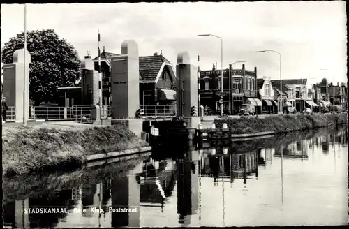 Ak Stadskanaal Groningen, Poststraat