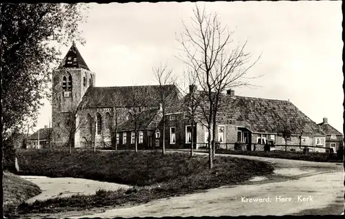 Ak Krewerd Groningen, Herv. Kerk