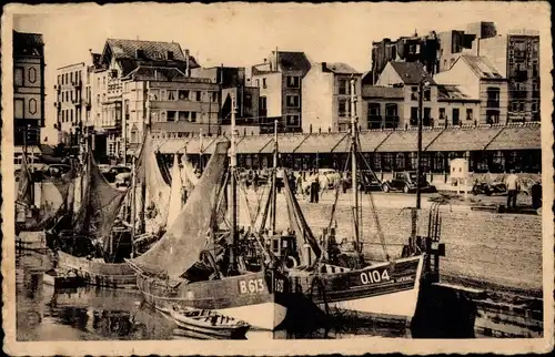 Ak Blankenberghe Blankenberge Westflandern, Le Port