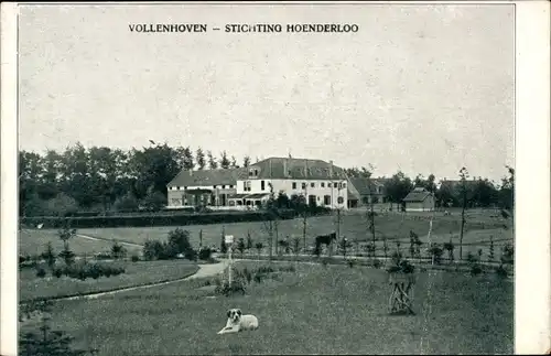 Ak Hoenderloo Gelderland, Vollenhoven, Hund