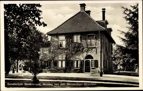 Ak Beekbergen Gelderland, Sanatorium, Woning van den Geneesheer Directeur