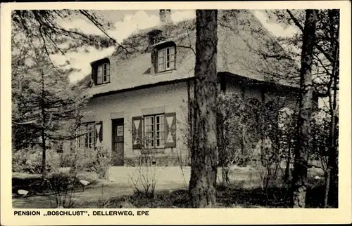 Ak Epe Gelderland Niederlande, Pension Boschlust, Dellerweg