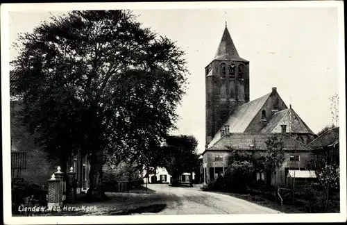 Ak Lienden Buren Gelderland, Ned. Herv. Kerk