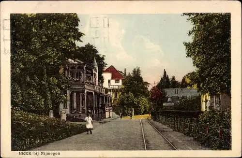 Ak Beek Gelderland Niederlande, Straßenpartie