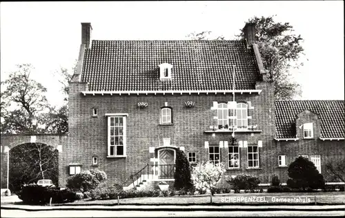 Ak Scherpenzeel Gelderland, Gemeentehuis