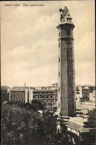 Ak Port Said Ägypten, Le Phare, Leuchtturm