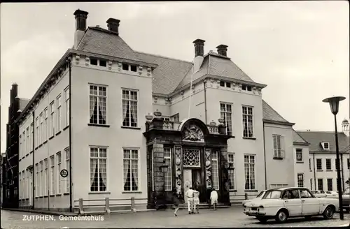 Ak Zutphen Gelderland, Gemeentehuis