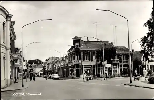 Ak Nieuwstad Lochem Gelderland Niederlande, Straßenpartie