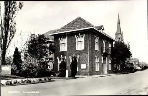 Ak Dreumel Gelderland, Gemeentehuis