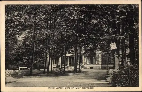 Ak Nijmegen Gelderland, Hotel Groot Berg en Dal