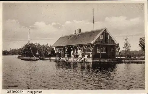 Ak Giethoorn Overijssel Niederlande, Kraggehuis