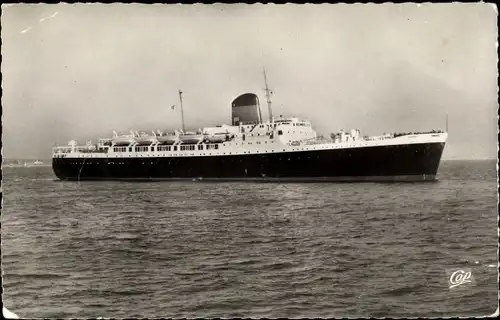 Ak Paquebot Ville de Tunis, CGT