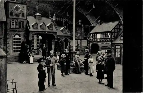 Ak Schaefer's Märchenstadt Lilliput, Liliputaner