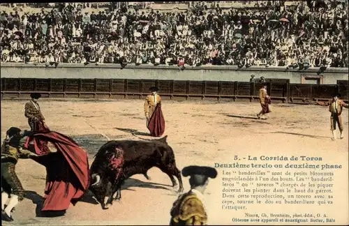 Ak Stierkampf, Corrida de Toros, Deuxieme tarcio ou deuxieme phase