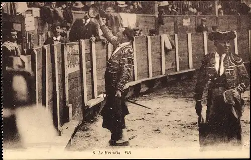 Ak Stierkampf, Corrida de Toros, Le Brindis