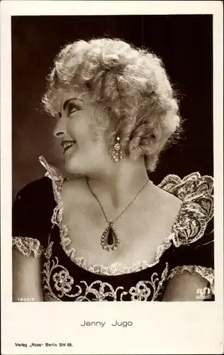 Ak Schauspielerin Jenny Jugo