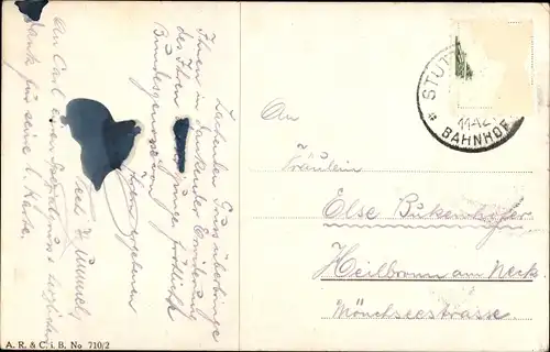 Künstler Ak Diehl, Carl, Portrait von einem Jungen in Uniform, Locken, Eichenlaub, Gebirgsjäger