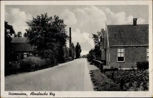 Ak Vriezenveen Overijssel Niederlande, Almelosche Weg