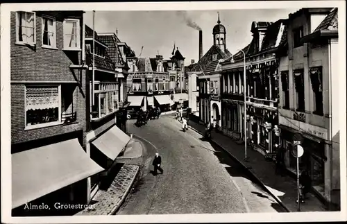 Ak Almelo Overijssel Niederlande, Grootestraat
