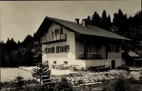 Ak Trauchgau Halblech im Allgäu Schwaben, Hans Aman, Touristenheim