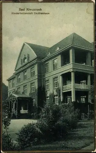 Ak Bad Kreuznach in Rheinland Pfalz, Kinderheilanstalt Cecilienhaus