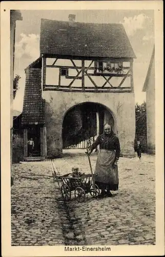 Ak Markt Einersheim in Unterfranken, Turm