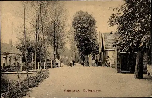 Ak Bodegraven Südholland, Molenbrug