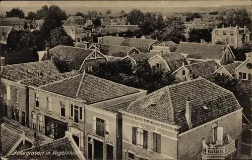 Ak Bodegraven Südholland, In Vogelvlucht, Blick aus der Vogelschau