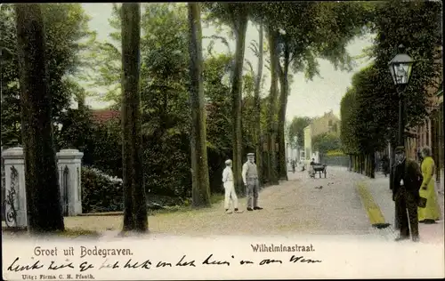 Ak Bodegraven Südholland, Wilhelminastraat