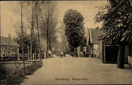 Ak Bodegraven Südholland, Molenbrug