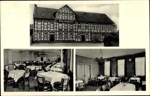 Ak Bockenem am Harz, Hotel Kaiserhof, Innenansicht