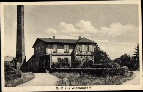 Ak Wiemersdorf in Schleswig Holstein, Blick auf die Meierei