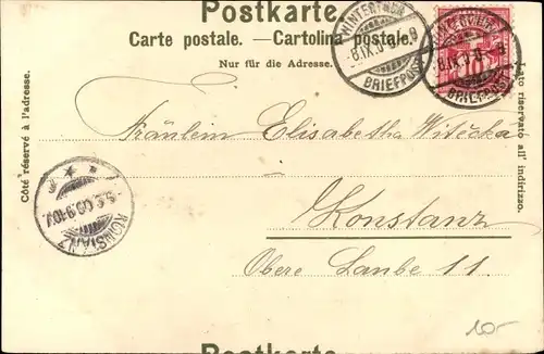 Litho Winterthur Kt Zürich Schweiz, Cantonales Technikum