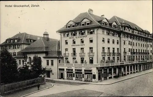 Ak Zürich Stadt Schweiz, Hotel Glockenhof, Christliches Hospiz