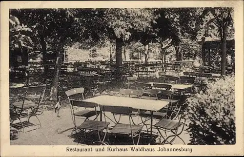 Ak Küsnacht Kanton Zürich, Restaurant und Kurhaus Waldhaus Johannesburg