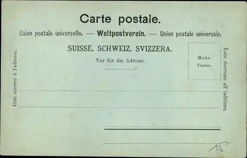 Mondschein Ak Urnerboden Kanton Uri, Klausenstraße, Hotel zum Wilhelm Tell, Kapelle