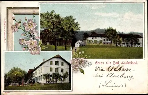 Ak Oftringen Kanton Aargau, Gasthaus Bad Lauterbach