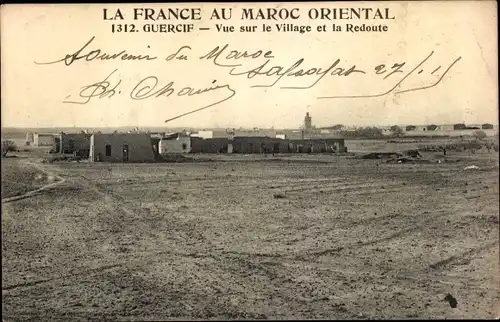 Ak Guercif Marokko, La France au Maroc Oriental, Village et la Redoute
