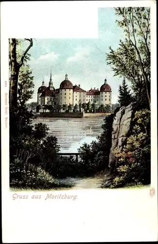 Ak Moritzburg in Sachsen, Kgl. Jagdschloss
