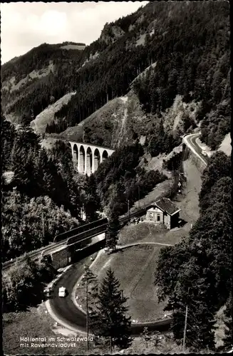 Ak Breitnau im Schwarzwald, Höllental, Ravenna Viadukt