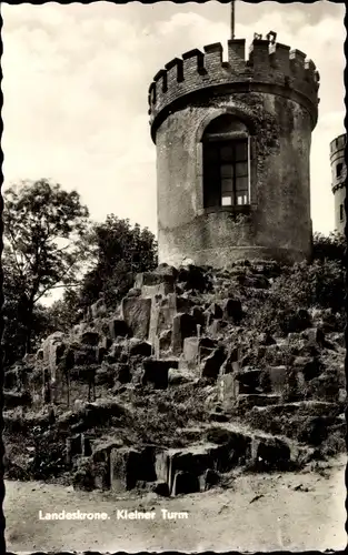 Ak Görlitz in der Lausitz, Landeskrone, Kleiner Turm