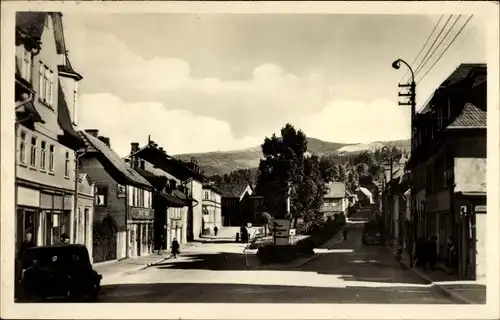 Ak Zella Mehlis im Thüringer Wald, Museumsplatz