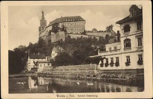 Ak Weida in Thüringen, Schloss Osterburg