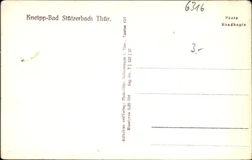 Ak Stützerbach Ilmenau Thüringen, Gasthaus Tanne