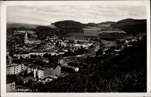 Ak Elsterberg im Vogtland, Panorama