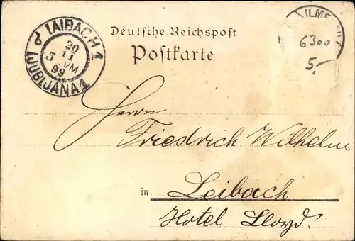 Litho Ilmenau in Thüringen, Schwalbenstein, Kickelhahn, Technikum